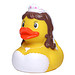 Schnabels® Bade-Ente Braut, bunt