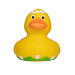 Schnabels® Bade-Ente mit Blumenkranz und Blütenzauber, bunt