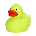 Schnabels® Bade-Ente mit fluoreszierendem Nachleucht-Effekt, gelb/orange