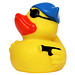 Schnabels® Bade-Ente Pirat mit Hut und Augenklappe, bunt