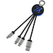 SCX.design C16 Kabel mit Leuchtlogo, blau