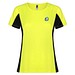 Shanghai Sport T-Shirt für Damen, Fluor Yellow / schwarz, 2XL