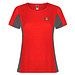Shanghai Sport T-Shirt für Damen, rot / Dark Lead, 2XL