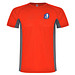 Shanghai Sport T-Shirt für Herren, rot / Dark Lead, 2XL