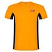Shanghai Sport T-Shirt für Kinder, Fluor Orange / schwarz, 4