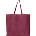 Shopper aus recycelter Baumwolle und Polyester NINA, burgund