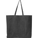 Shopper aus recycelter Baumwolle und Polyester NINA, schwarz