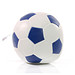Soft-Fußball, weiß/blau, klein