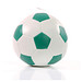 Soft-Fußball, weiß/grün, mittel