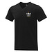 Somoto T-Shirt mit V-Ausschnitt für Herren, schwarz, L