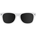 Sonnenbrille aus Kunststoff im Nerdlook, UV 400 Schutz, weiss