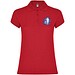 Star Poloshirt für Damen, rot, 2XL