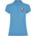 Star Poloshirt für Damen, türkis, S