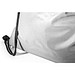 SYROS. Reflektierende Tasche aus Polyester (200 g/m²), Satinsilber