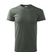 T-Shirt Herren Basic, 2XL, dunkler schiefer