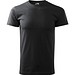 T-Shirt Herren Basic, 2XL, ebony grau