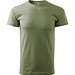 T-Shirt Herren Basic, 2XL, hellkhaki