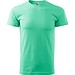 T-Shirt Herren Basic, 2XL, minze