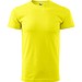 T-Shirt Herren Basic, 2XL, zitronengelb