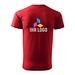 MALFINI T-Shirt Herren Basic, S, rot