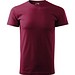 MALFINI T-Shirt Herren Basic, S, garnet
