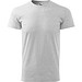 MALFINI T-Shirt Herren Basic, S, hellgrau melliert