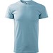 T-Shirt Herren Basic, S, himmelblau