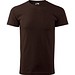 T-Shirt Herren Basic, S, kaffee