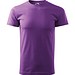 T-Shirt Herren Basic, S, lila