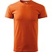 T-Shirt Herren Basic, S, orange