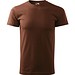 MALFINI T-Shirt Herren Basic, S, schokolade