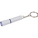 Taschenlämpchen mit 1 LED als Schlüsselanhänger, weiss