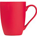 Tasse außen gummiert, 300 ml, rot