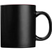 Tasse aussen schwarz, innen farbig, rot