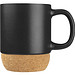 Tasse mit Korkbasis, schwarz Tasse mit Korkbasis, schwarz