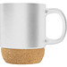 Tasse mit Korkbasis, weiss Tasse mit Korkbasis, weiss