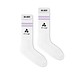 Mr. Socks Tennissocken, White / Lilac Pantone 531 C