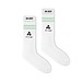 Mr. Socks Tennissocken, White / Mint Pantone 7464 C