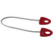 The Dolphin Yoga Strechband mit Griff, rot The Dolphin Yoga Strechband mit Griff, rot
