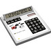Tischrechner Eigendesign mit 12 Digits aus Kunststoff, weiss Tischrechner Eigendesign mit 12 Digits aus Kunststoff, weiss