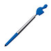 Touch-Kugelschreiber Smile-Hand, blaue Mine, Blau