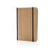 Treeline A5 Deluxe Notizbuch mit Holzeinband, braun