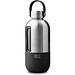 Trinkflasche Edelstahl, Schwarz 750ml, Schwarz