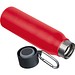 Trinkflasche mit Karabiner, 600ml , rot