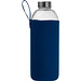 Trinkflasche mit Neoprensleeve 1,0 l, dunkelblau