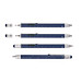 TROIKA® Construction-Pen, schwarze Mine, blau