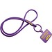 Tubyard Lanyard mit Telefonhalterung und elastischem Band, lila