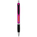 Turbo Druckkugelschreiber mit Gummigriff, schwarze Mine, rosa,schwarz Turbo Druckkugelschreiber mit Gummigriff, schwarze Mine, rosa,schwarz