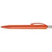 uma® BEAT transparent Druckkugelschreiber, orange