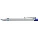 uma® RECYCLED PET PEN ALUMA transparent Druckkugelschreiber, dunkelblau